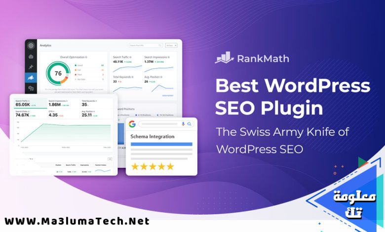 تحميل اضافة rank math للووردبريس نسخة مدفوعة